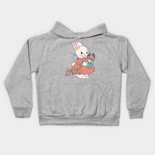 Some Bunny Loves You - Easter Bunny Cute Design Kids Hoodie